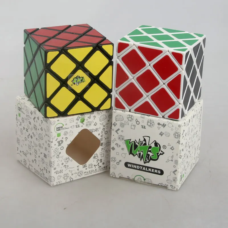 Lanlan-cubo hexaedro de 8 ejes, cubo Maestro de 8 ejes, 6-edro, forma especial, juguete para estudiantes de ni&ntilde;os-4