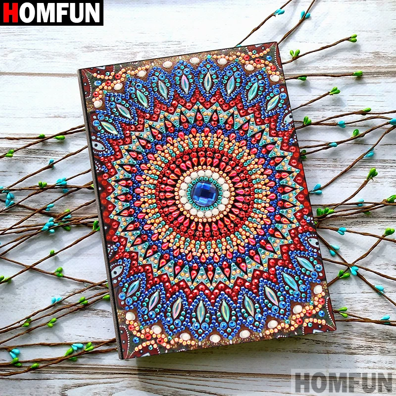 NB28 HOMFUN A5 блокноты 5D DIY алмазная живопись специальная форма Дневник Книга Алмазная вышивка крестиком Стразы Декор подарок - Цвет: NB28