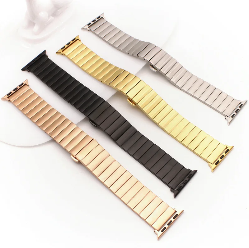 Ремешок из нержавеющей стали для Apple Watch Series 4 5 6 7 SE 38 мм 40 42 44 41 45 | Наручные часы