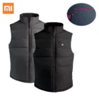 Жилет Xiaomi SKAH мужской с электро-подогревом, теплая зимняя смарт-термостатическая отопительная куртка из графенового волокна с 4-мя зонами