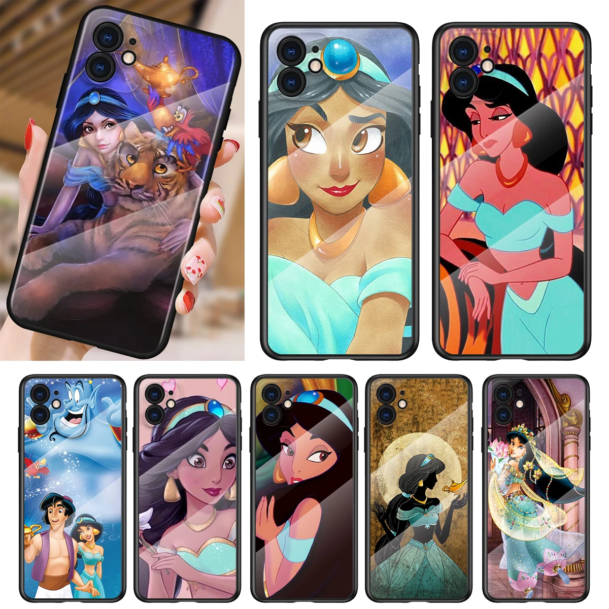 Чехол из закаленного стекла для Apple iPhone 12 11 8 7 6 6S XS XR SE X 2020 Pro Max Mini Plus|Бамперы| |