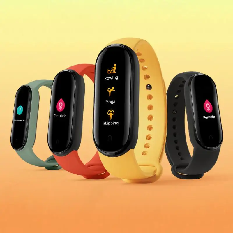 Оригинальный умный Браслет Xiaomi Mi Band 5 1 &quotAMOLED цветной экран фитнес трекер