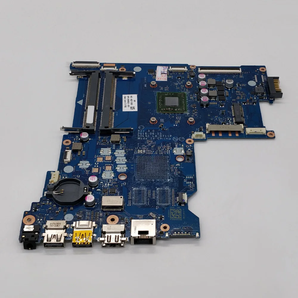 854962-601 854962-001 BDL51 LA-D711P UMA w A8-7410 cpu для hp 15-B серии 15Z-BA000 ноутбук материнская плата протестирована