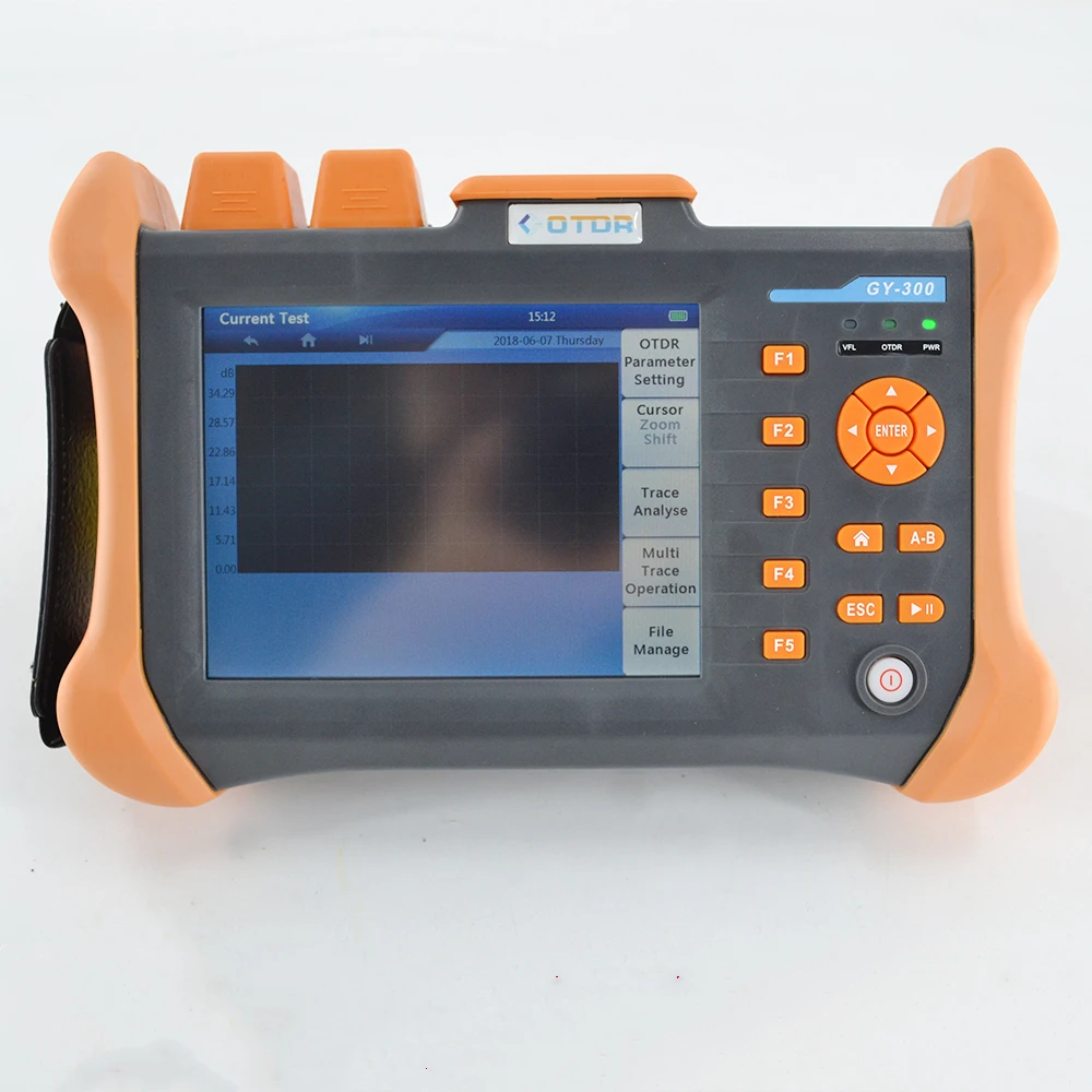 TMO-300-SM-B 1310/1550nm 32/30 SM оптический волоконно оптический рефлектометр тестер с 10 мВт VFL