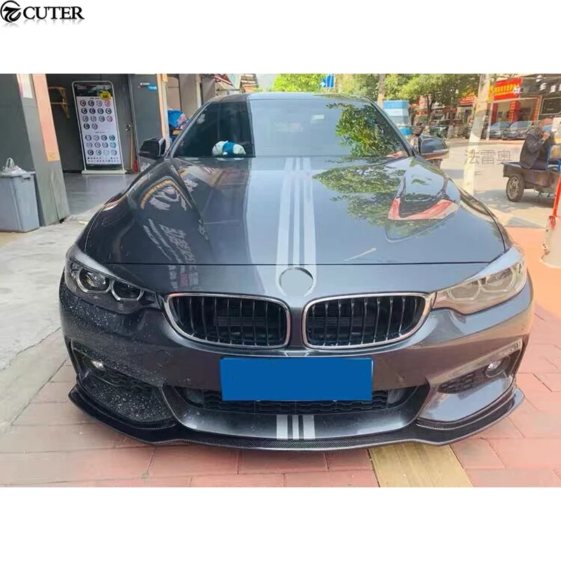 Автомобильный Стайлинг F32 авто передний спойлер для BMW F33 F36 435i M Sport 2014 2015|front lip|car