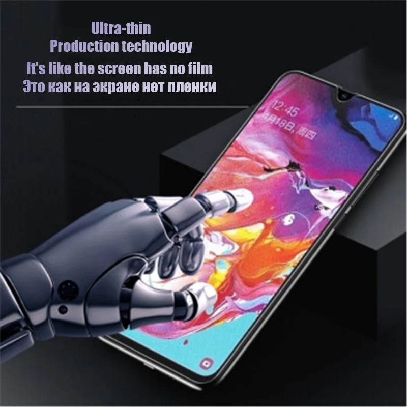 Закаленное стекло 21D для Samsung Galaxy A51 A50 A20 A40 Защита экрана E A30 A60 A70 A80 A90 A9 2018