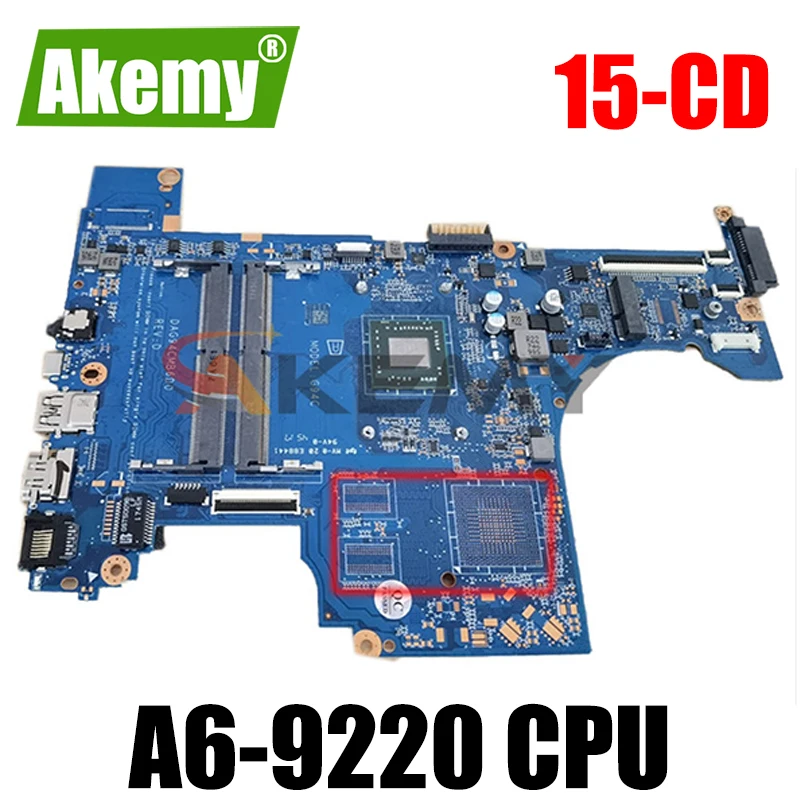

Для струйного принтера HP PAVILION 15 или никель-кадмиевых 15Z-CD Материнская плата ноутбука A6-9220 926285-601 DAG94CMB6D0 материнская плата 100% полностью протес...