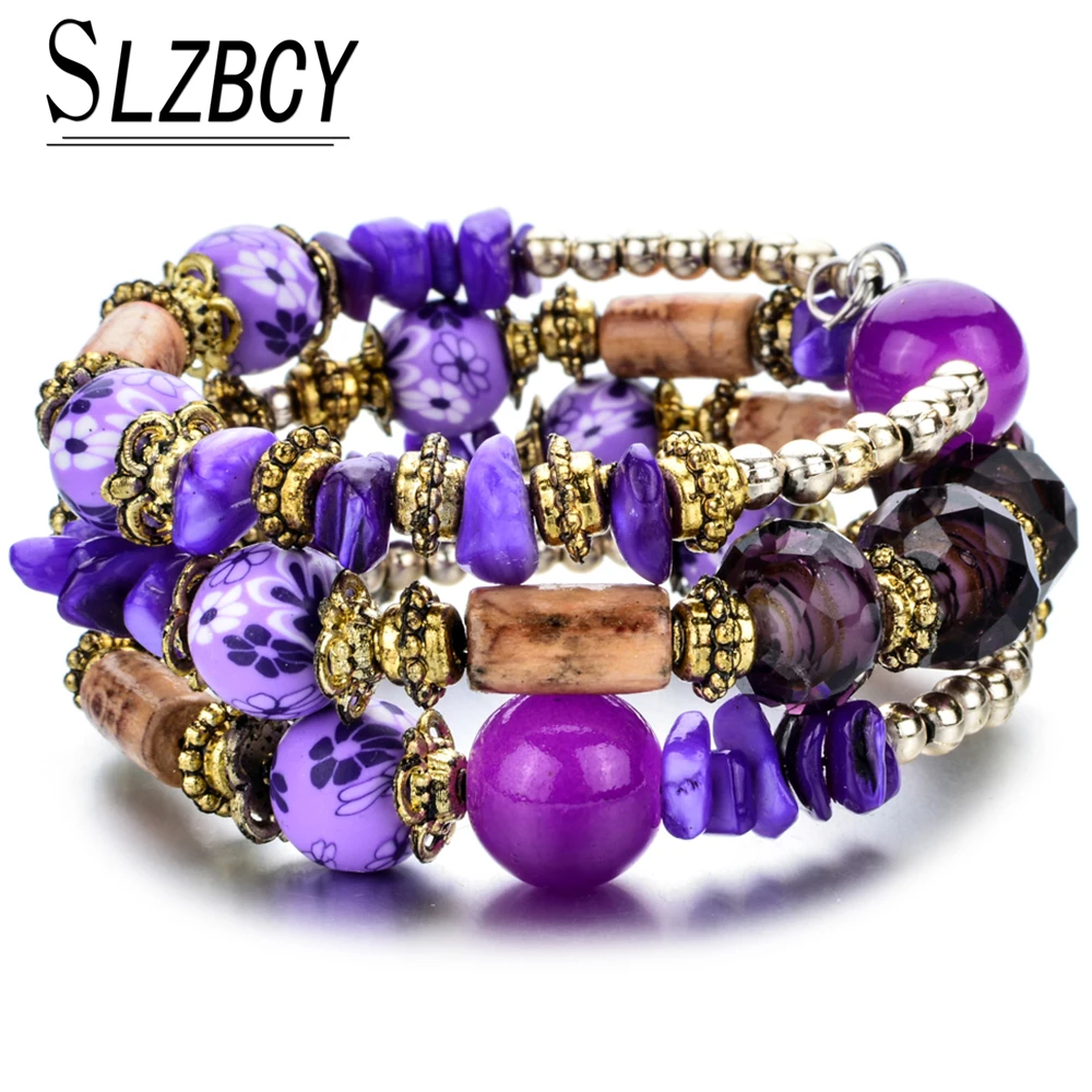 Натуральный богемский камень хрустальные бусины браслеты с подвесками для