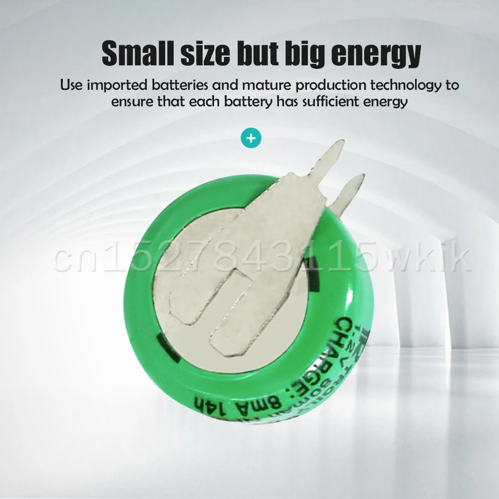 1-8 шт. перезаряжаемая никель-металлогидридная аккумуляторная батарея 1 2 в 80 мАч с