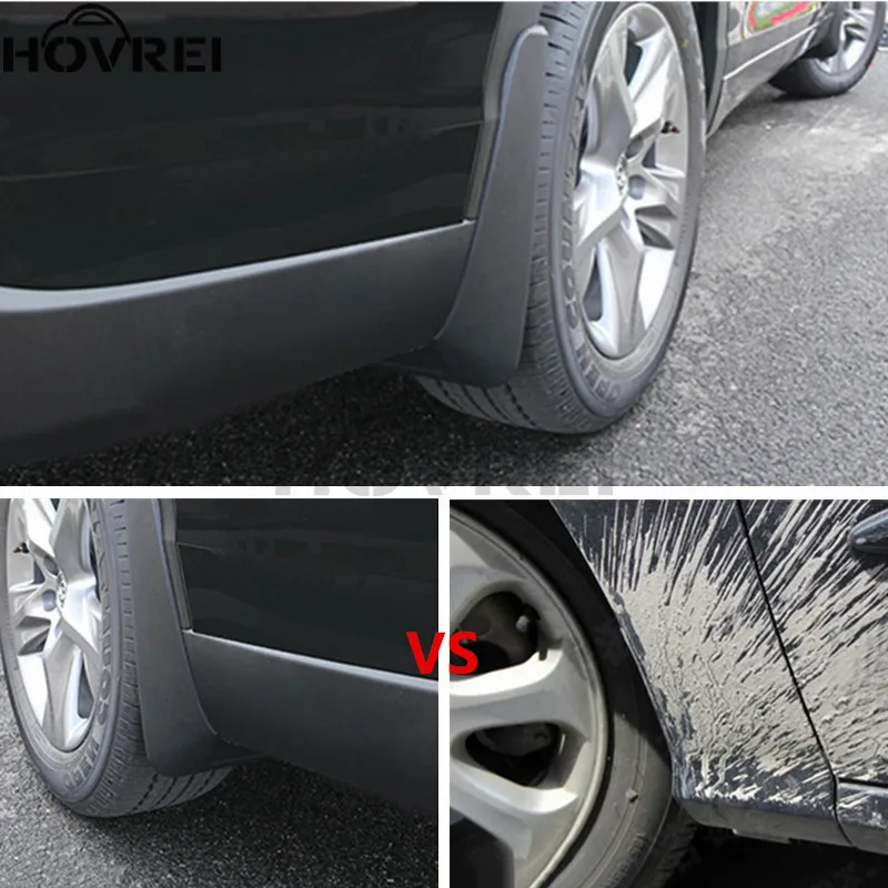 Комплект литая Автомобильная Передняя и задняя щитки от грязи для Jeep Wrangler JL 2018 2019