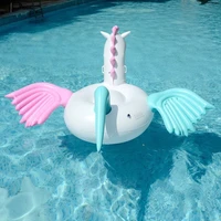 240cm flying horse giant pool float swimming ring adult inflatable mount floating bed deck chair beach swimming pool toy