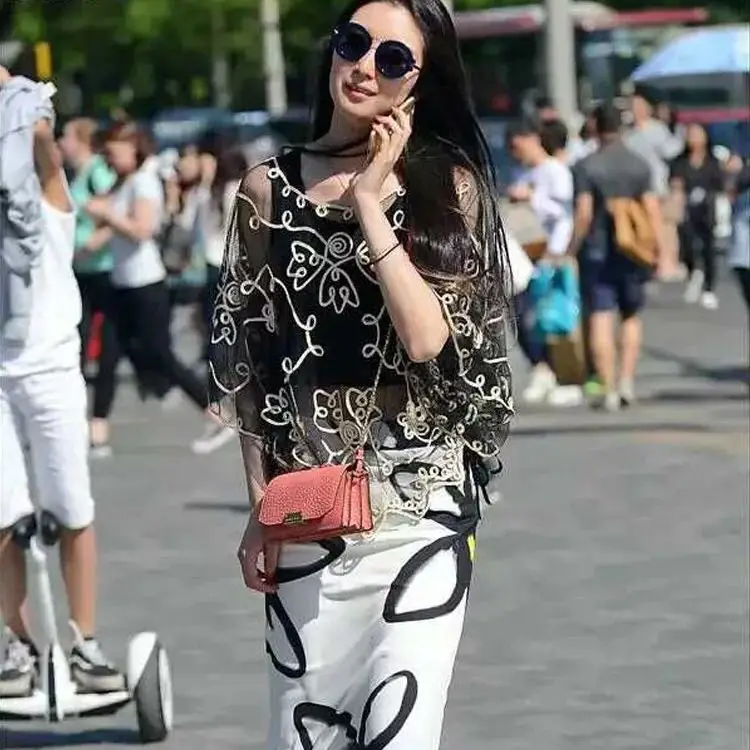 Женская свадебная накидка в стиле ретро Прозрачная Черная Тюлевая вышивка