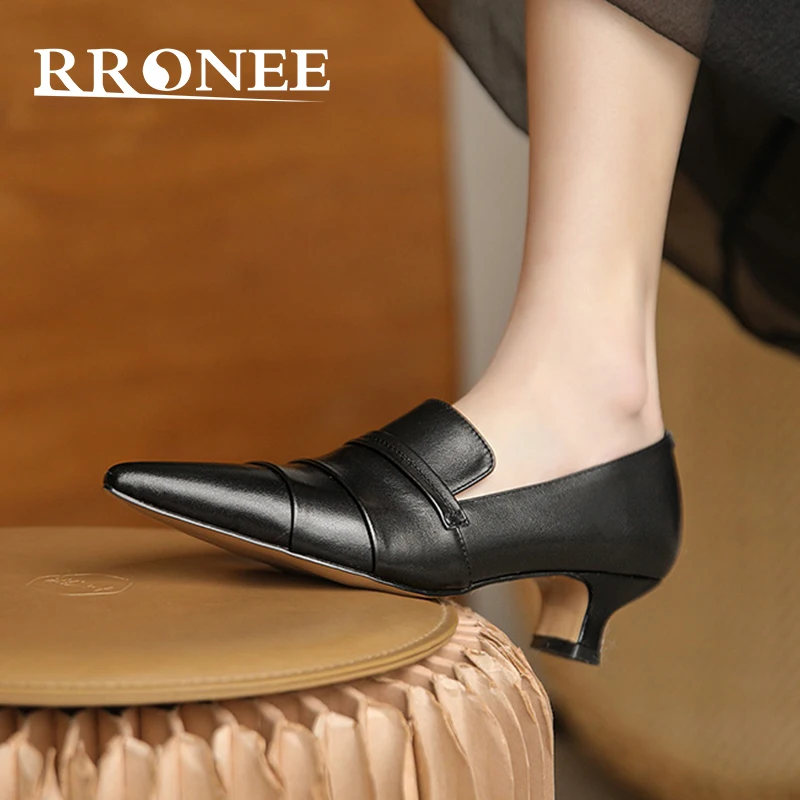 

European and American simple fashion high heel single shoes pointed fashion women's shoes