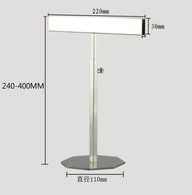 Двусторонняя настольная постерная стойка A4 металлическая подставка для