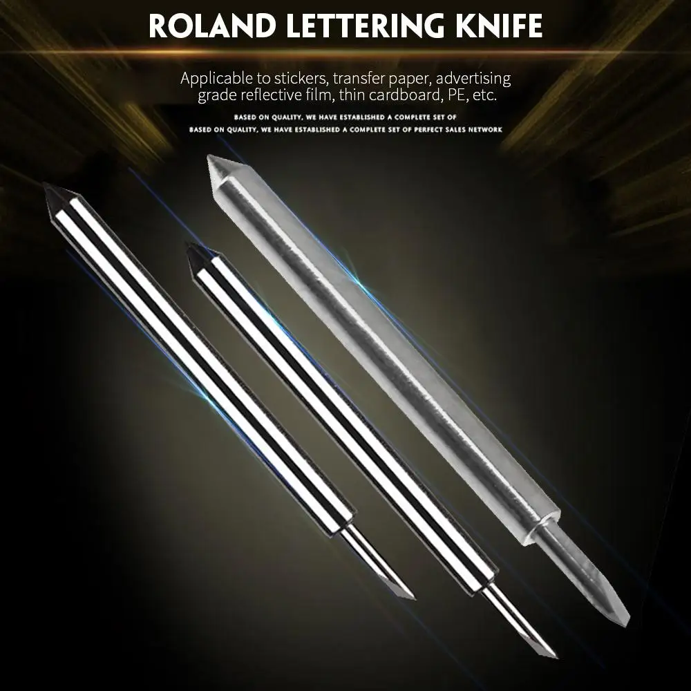 Резак для надписей из вольфрамовой стали Roland плоттер 30 градусов 45 60 Серебряный