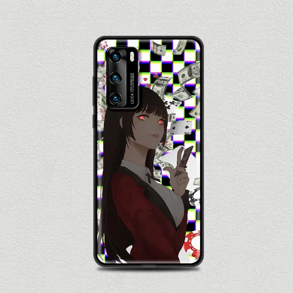 

Phone Case For Huawei P30 P40 P20 Lite 30 Pro P Smart 2019 Z P Smart S 2020 2021 Silicon Coque Anime Kakegurui Jabami Yumeko