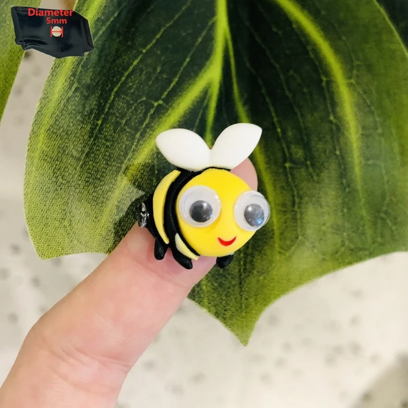 6 шт. милые полимерные Мультяшные фотообои рыбы краб осьминог панда пчела божья