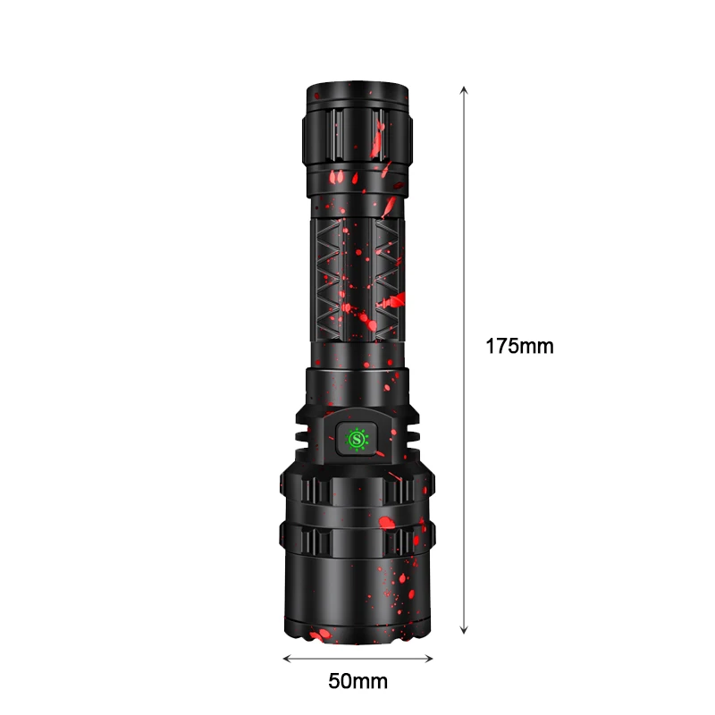 Светильник для охотничьего оружия мощный люмен xhp50.2 самый флэш-светильник 26650 usb