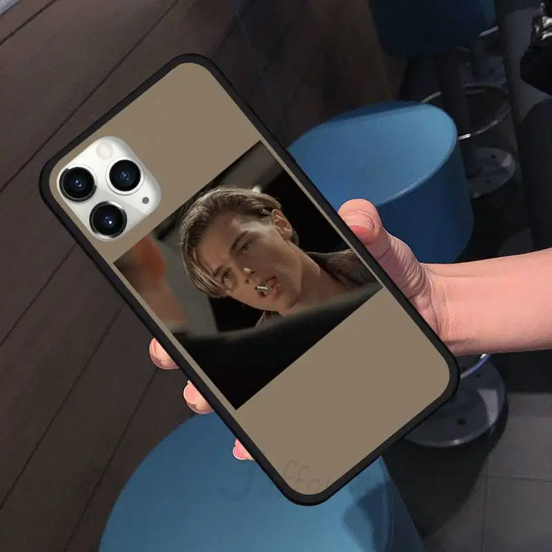 

Leonardo DiCaprio Titanic Romeo Phone Case for iPhone 11 12 pro XS MAX 8 7 6 6S Plus X 5S SE 2020 XR shell cover funda