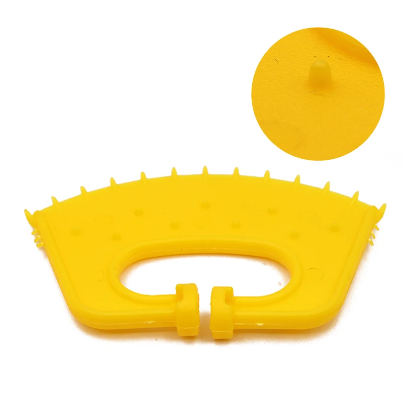 10 шт. носа коровы шип бежевого крупного рогатого скота зажим для прикорм