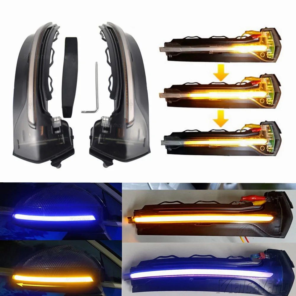 

for Audi A3 8V S3 RS3 S 2013 2014 2015 2016 2017 line Dynamic Side Mirror light LED Turn Signal Indicator blinker