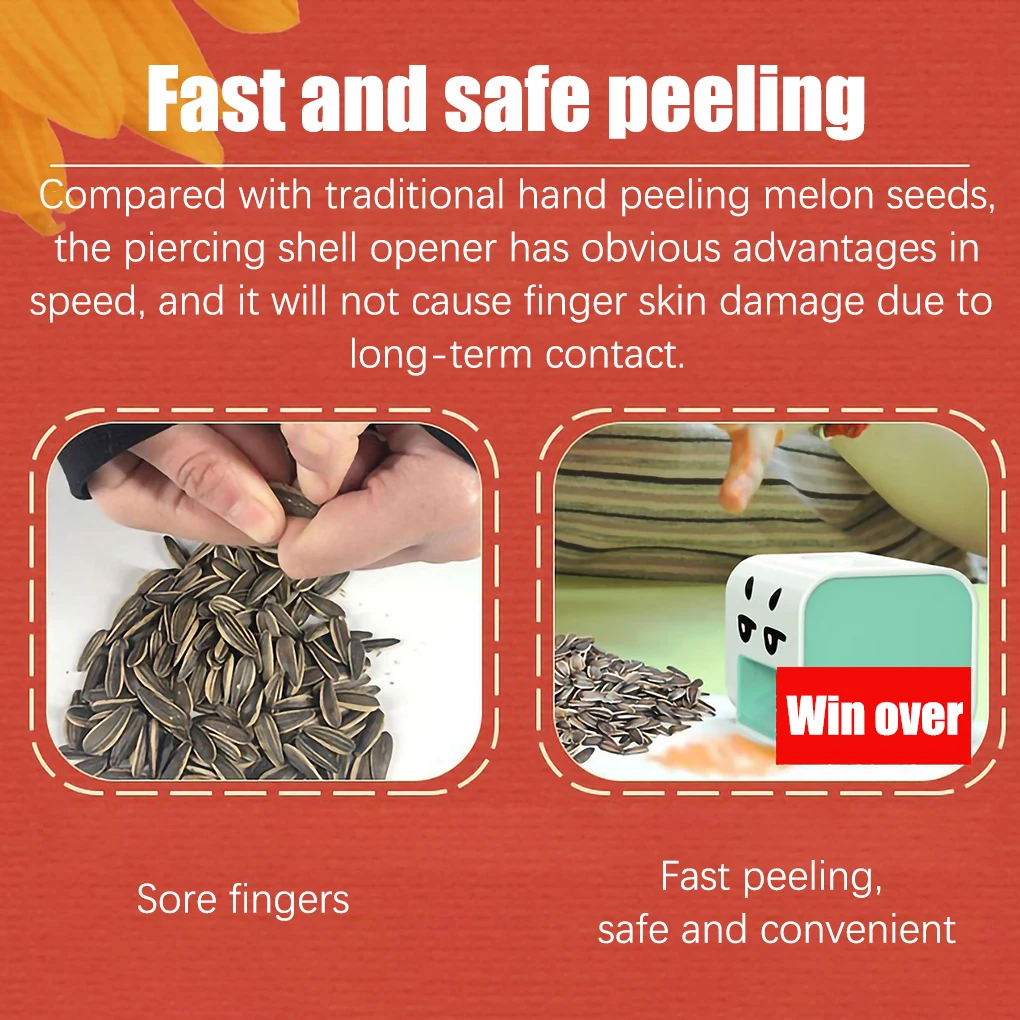 

Electric Melon Seed Peeler Kitchen Home Accessories Sunflower Melon Seed Peeling Machine Nut Sheller Lazy Artifact Gadget Tools