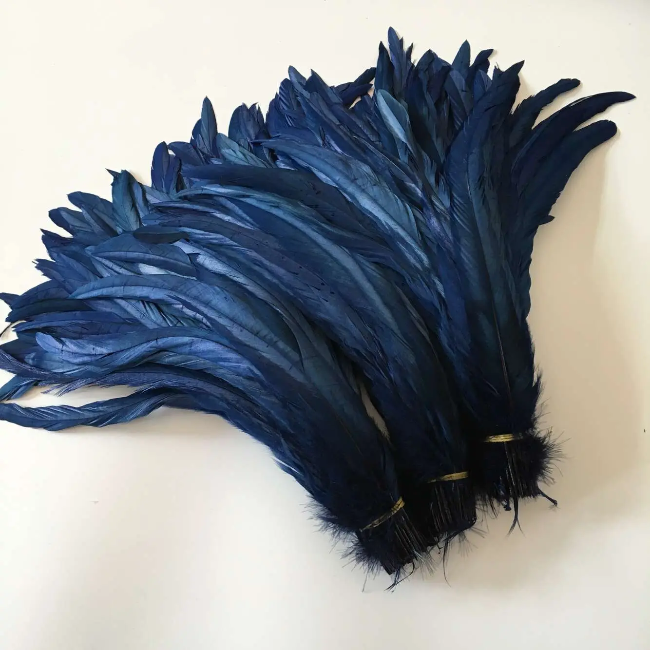 Бесплатная доставка 50 500 шт. темно синие петушиные хвосты перышки для поделок