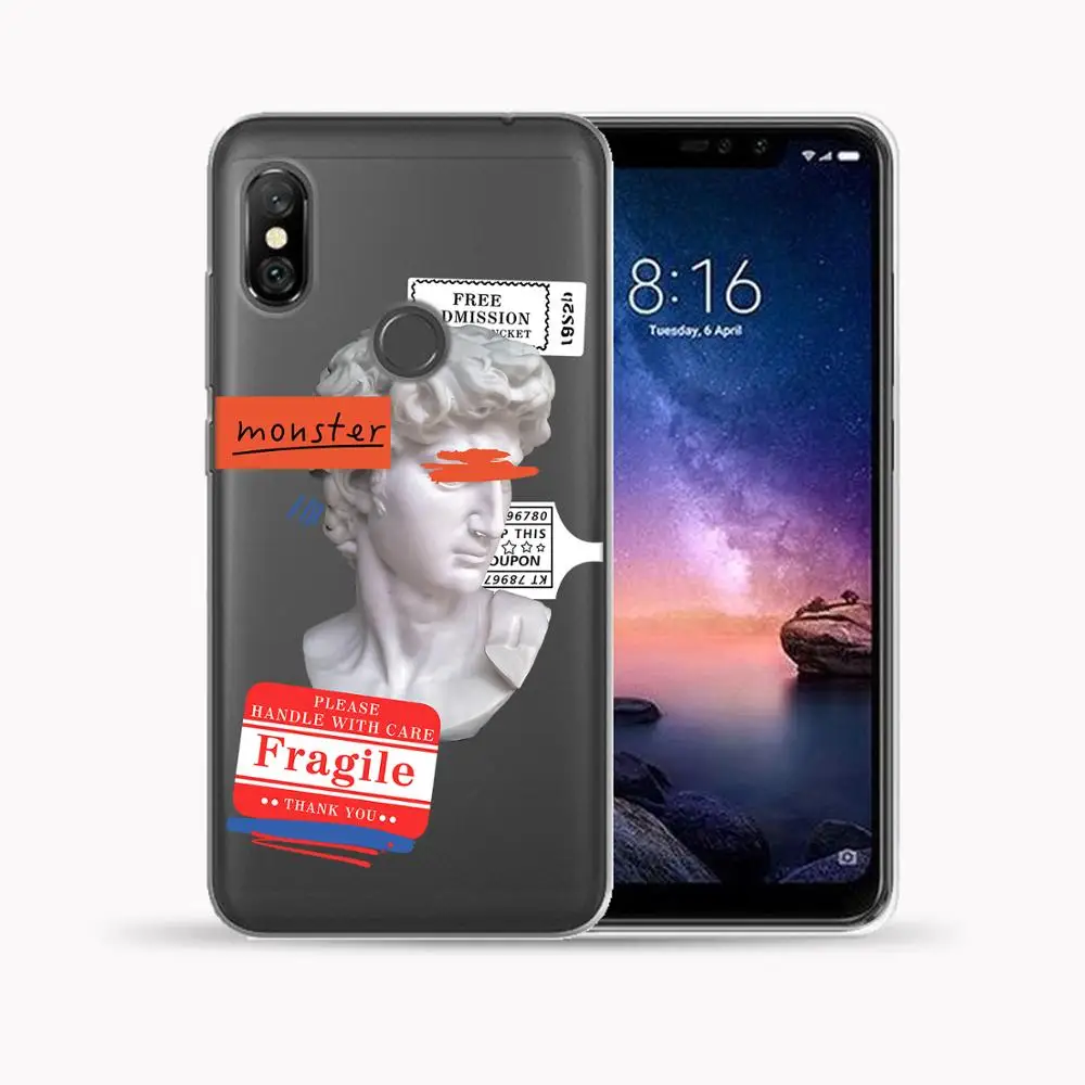 Силиконовый чехол для Xiaomi Mi 5X 6X 9 SE 8 Pro A1 A2 A3 Redmi Note 7 6 10 4 4X 5 | Мобильные телефоны и