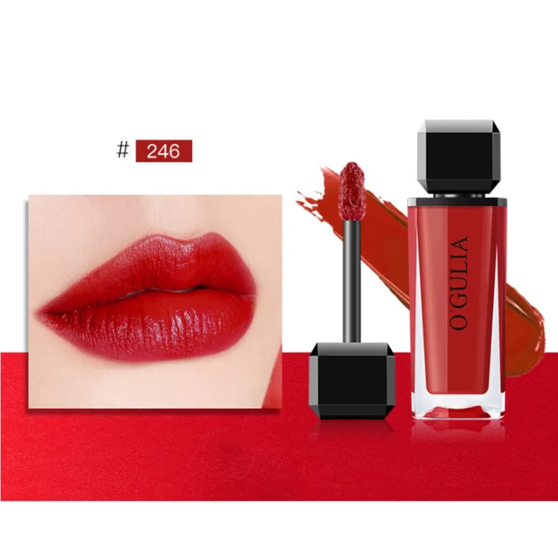Makeup Lip Gloss Lips Glaze Matte Liquid Lipstick For Ladies Waterproof Moisturize Tint | Красота и здоровье