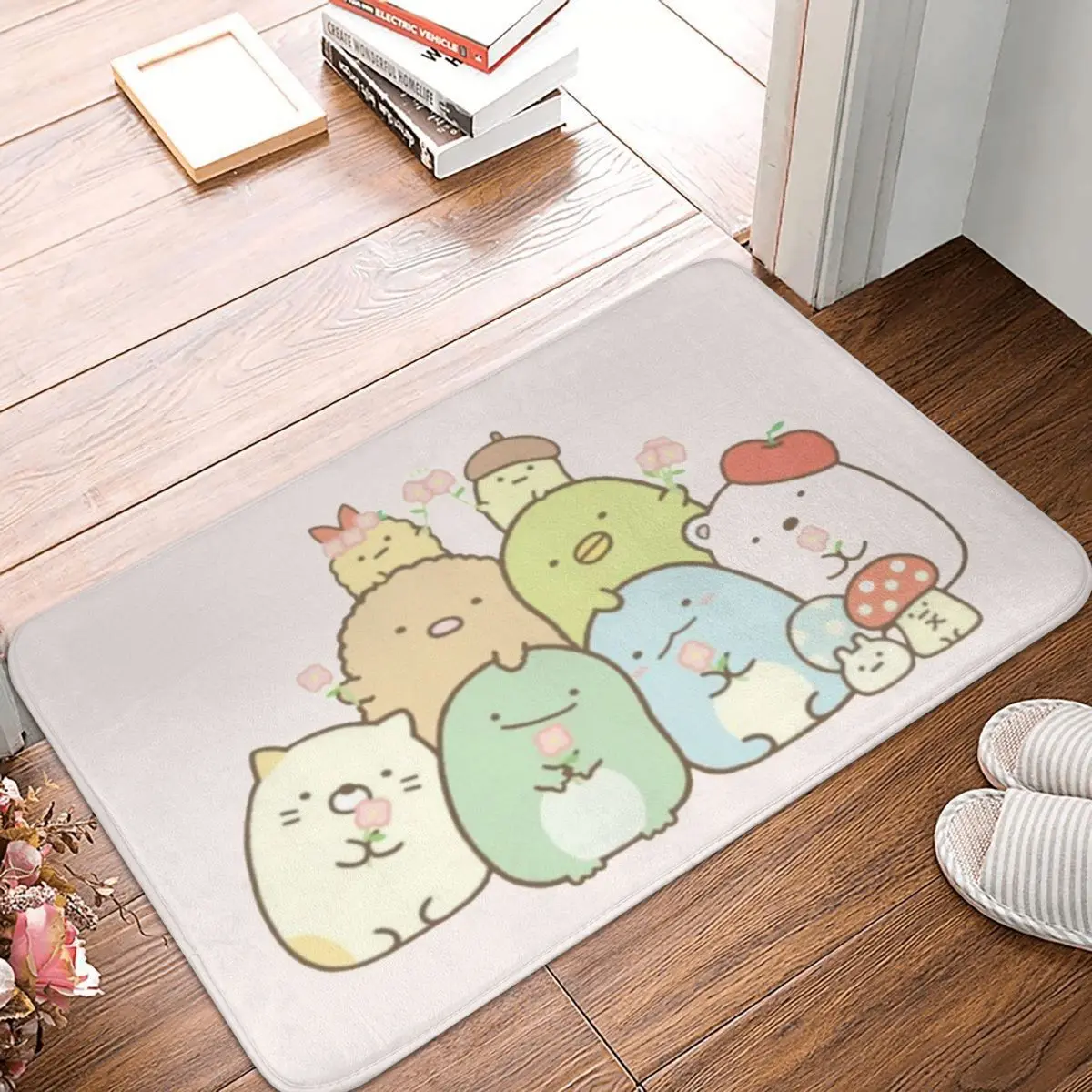 

Sumikko Gurashi Doormat Carpet Mat Rug Polyester PVC Non-Slip Floor Decor Bath Bathroom Kitchen Bedroom 40x60