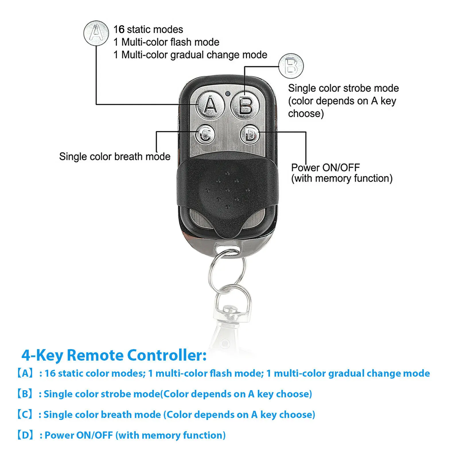 12 шт. мотоциклетные светодиодный неон полосы лампы RGB многоцветный под свечение