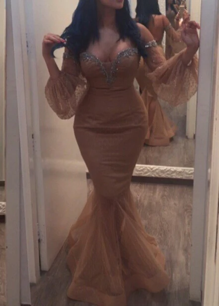 Женское платье-Русалка с открытой спиной длинное вечернее платье открытыми