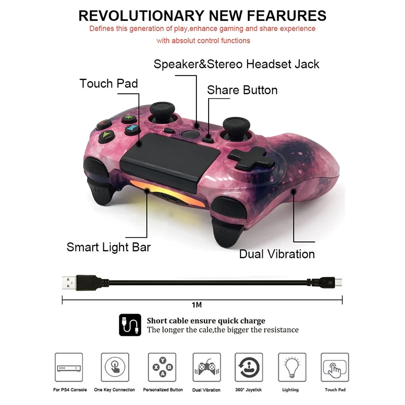 K ISHAKO беспроводной контроллер для PS4 Геймпад для playstation Dualshock4 джойстик bluetooth геймпад для игровой консоли playstation 4