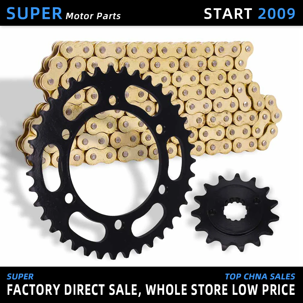 1 комплект мотоциклетных аксессуаров передняя и задняя звездочка DID 520 120 цепь для