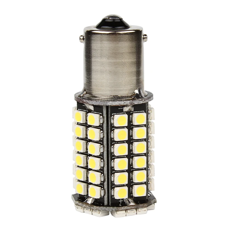 80SMD белая автомобильная светодиодная лампа универсальная суперъяркая 1156 для