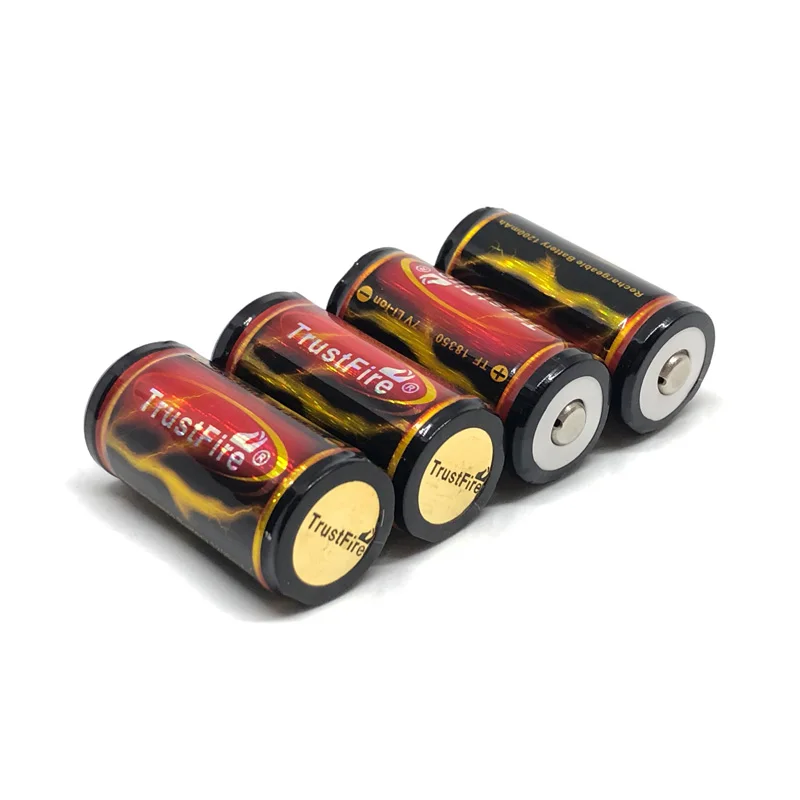 Аккумулятор TrustFire 18350 1200 мА · ч 3 7 В литий-ионные перезаряжаемые литиевые