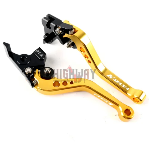 

Motorcycle Brake Handle Bar Lever CNC Aluminum Short Adjustable Brake Clutch Levers For Suzuki 600 750 KATANA 1998-2006 05