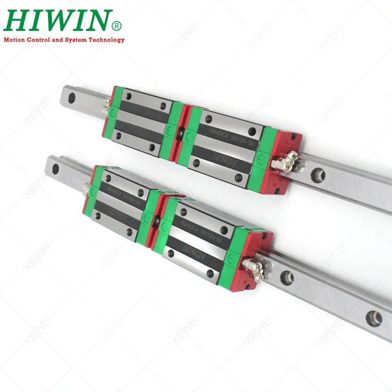 20 мм HIWIN HGR20 линейные рельсы 2 шт HGH20 500 мм 600 мм линейные направляющие с 4 шт HGH20CA блоки каретки для ЧПУ части машины