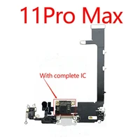 charging port dock usb connector flex cable for iphone 11 12 pro max headphone audio ribbon replacement microphone flex cable
