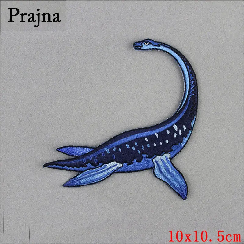 DIY нашивка динозавра Юрского периода нашивки в полоску с вышивкой для одежды