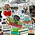 Виниловые наклейки I love reading, 50100 шт.компл., водонепроницаемые, матовые, для подарков лучшим друзьям