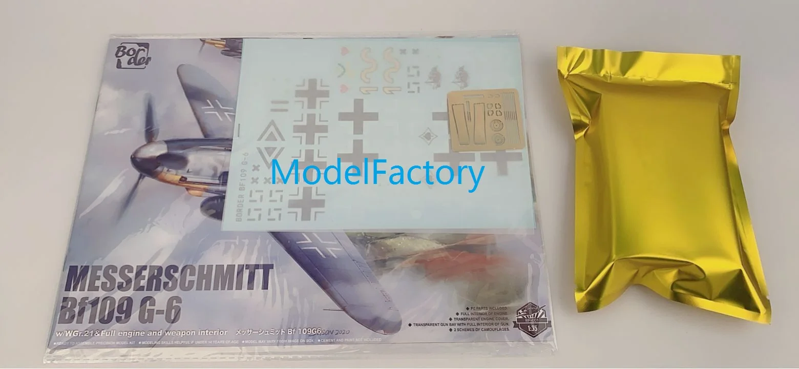 Border BF-001 1/35 Messerschmitt Bf109, Kit de modelos de G-6-4