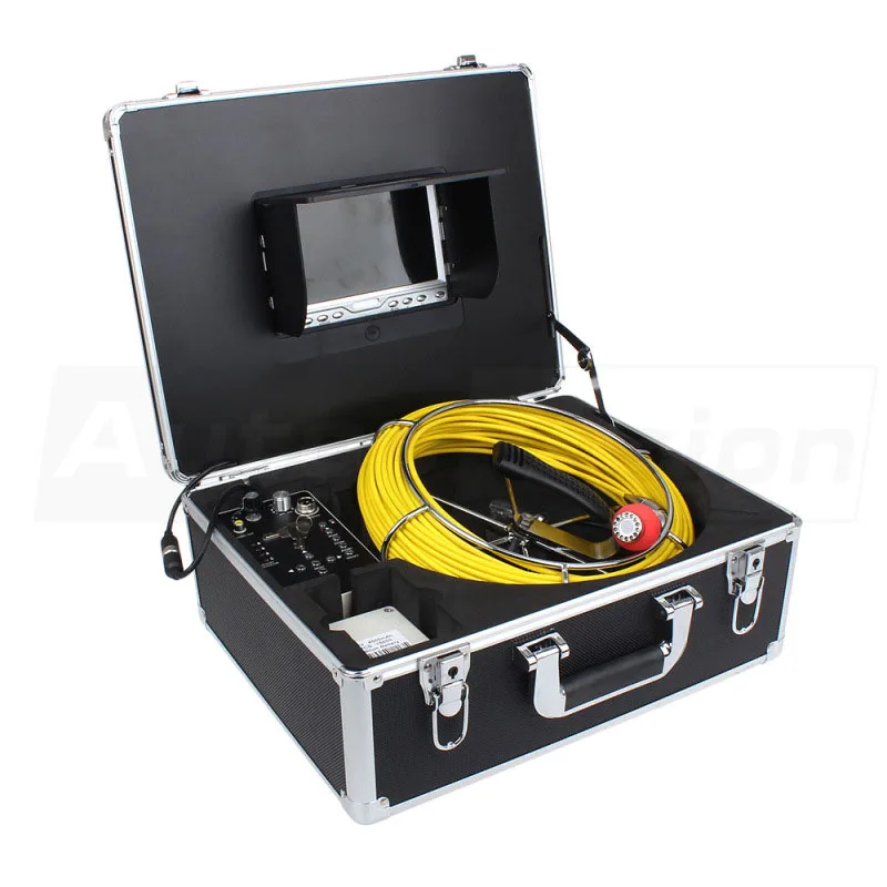 Review Pipe Pipeline Inspection 23mm Camera 7D1 40M Drain Sewer Industrial Endoscope Waterproof Snake Video System with DVR