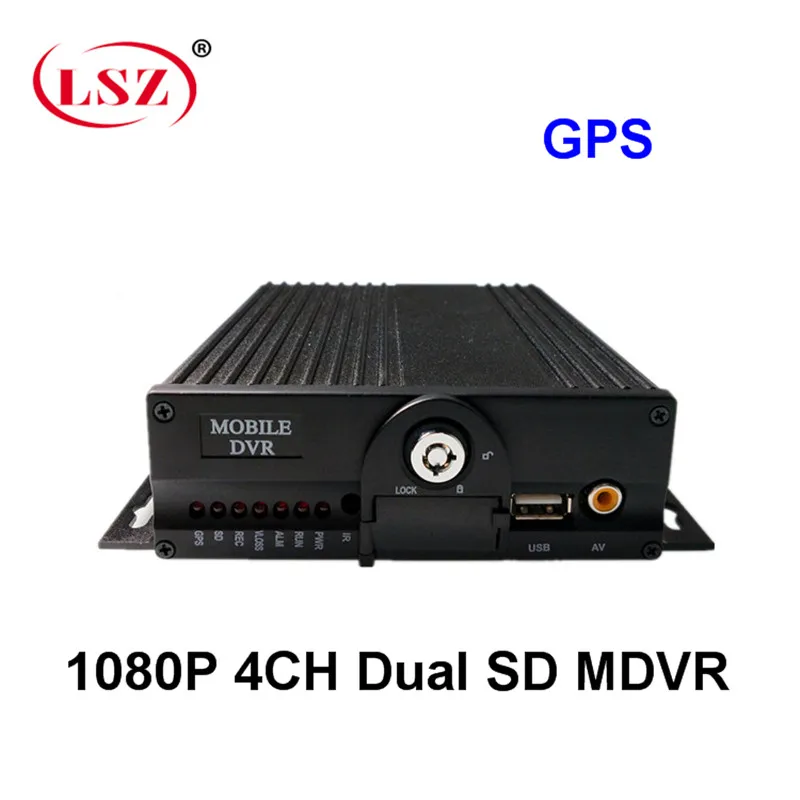 Gps 4ch mdvr двойная sd-карта монитор мастер автобус/грузовик видео рекордер ntsc/pal