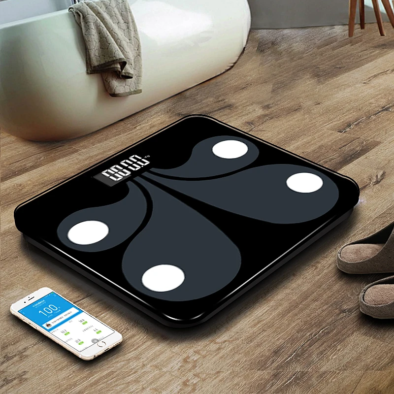 Весы для жировых отложений напольные умные электронные светодиодный цифровые