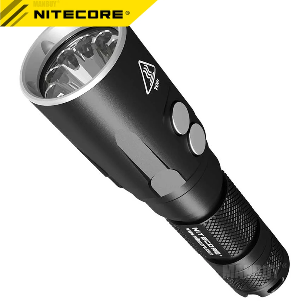 

Nitecore DL20 100 Meters Submersible Diving Light 1000 LMs CREE XPL HI V3 White +Red LEDs Flashlight Underwater WaterProof Torch