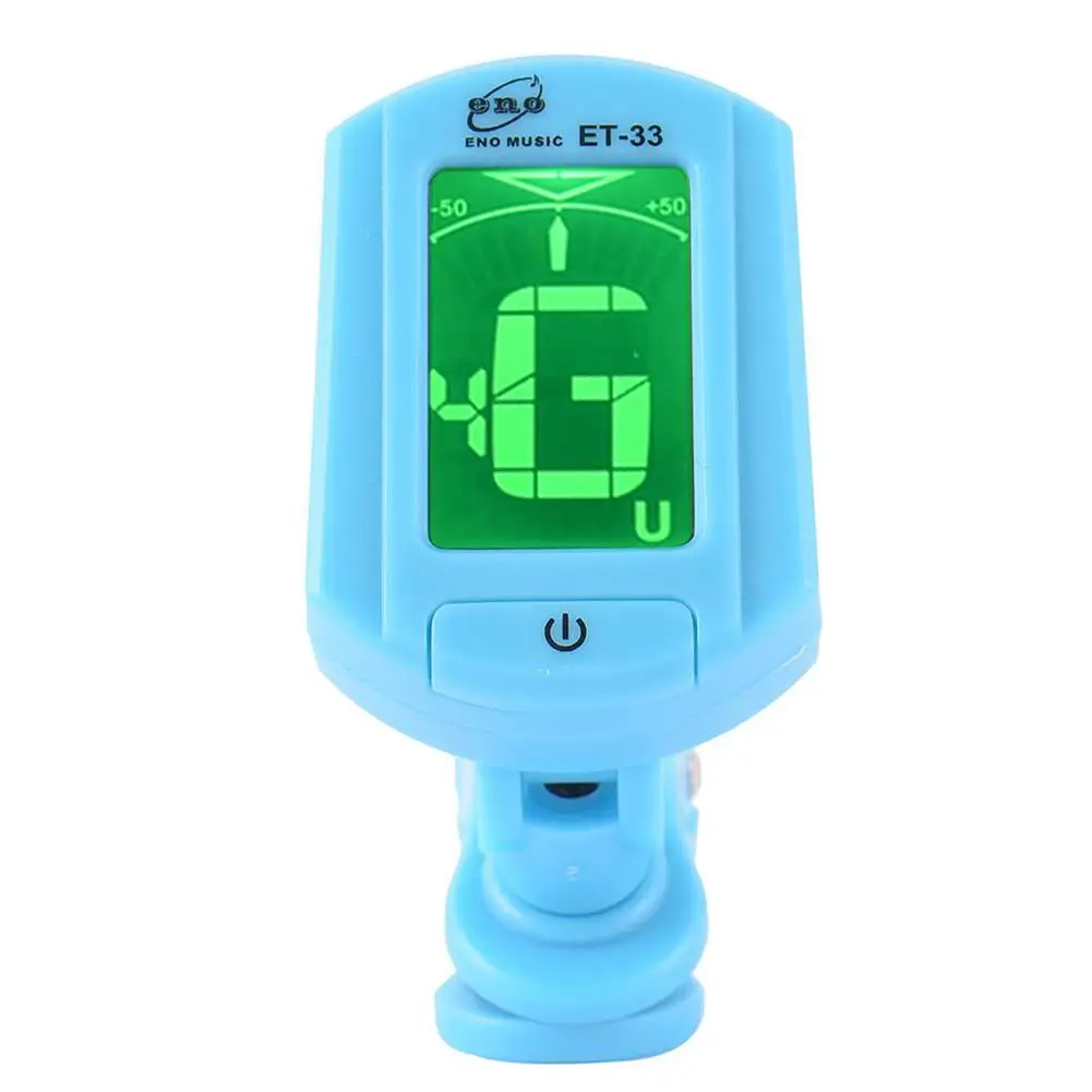 

ENO ET-33 Mini Clip-on Guitar Tuner Digital LCD Chromatic Guitar Bass Violin Ukulele Chromatic Bass Violin Tuner