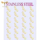 2022 Модные женские и мужские шестиугольные геометрические серьги-гвоздики комплект золотых сережек из нержавеющей стали ювелирные изделия оптовая продажа