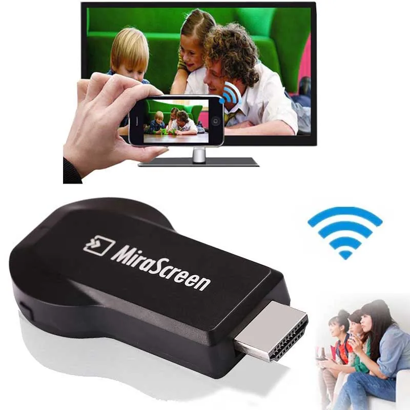 Беспроводной Wi Fi HDMI совместимый HD аудио видео адаптер конвертер для IPhone IOS Xiaomi Huawei