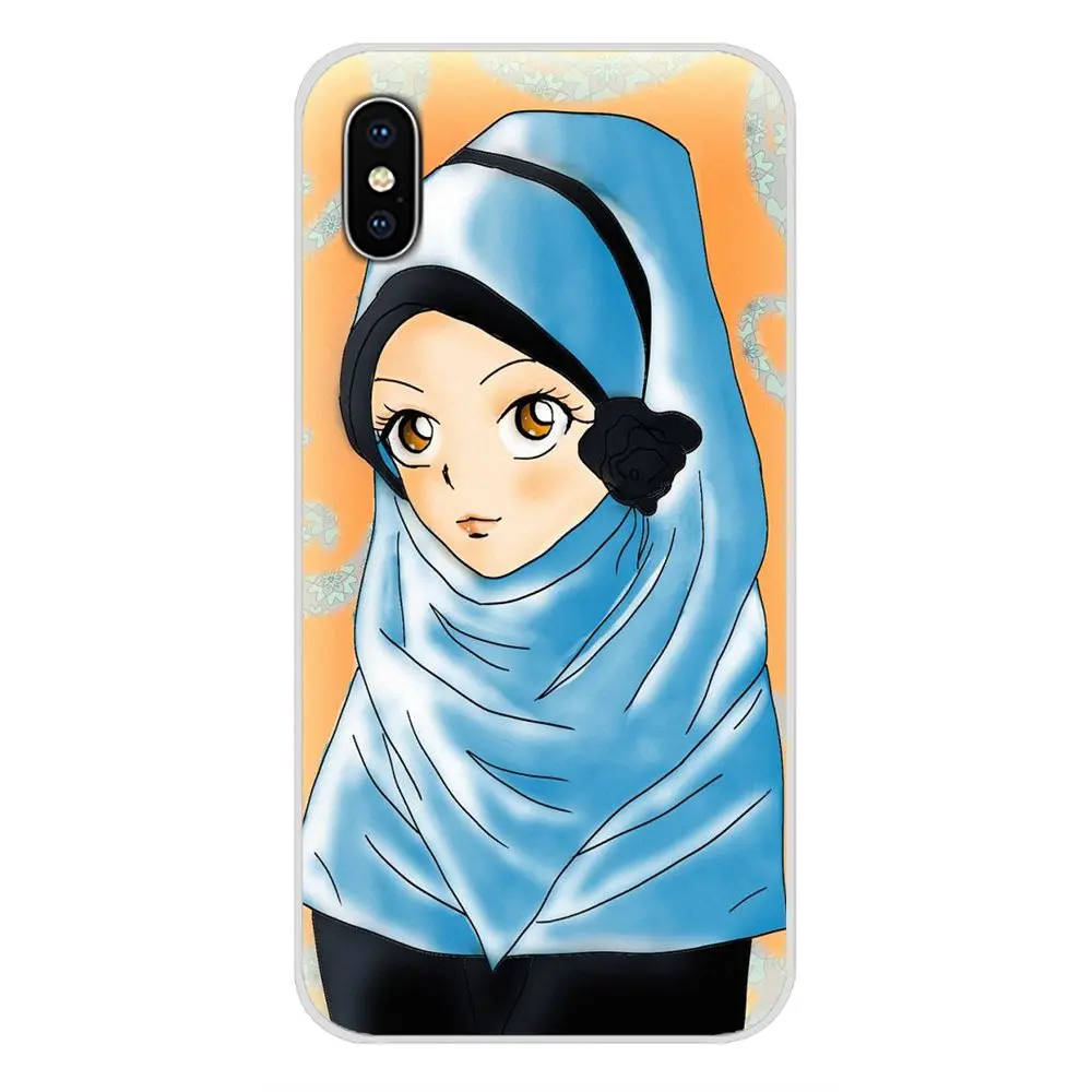 Чехол для мобильного телефона мусульманские исламские глаза гриля в хиджабе huawei